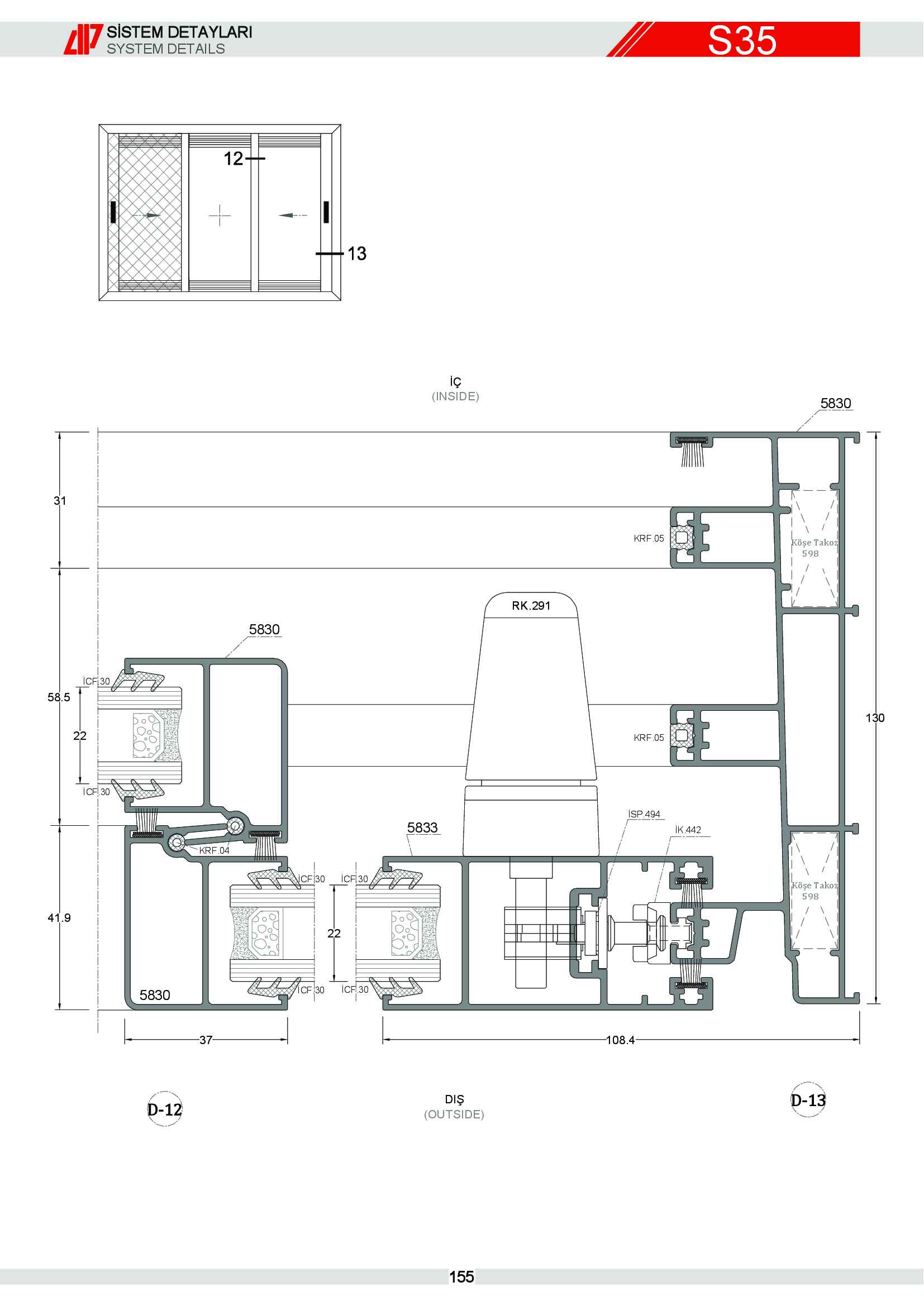 Sürme Yalıtımsız Alüminyum 29